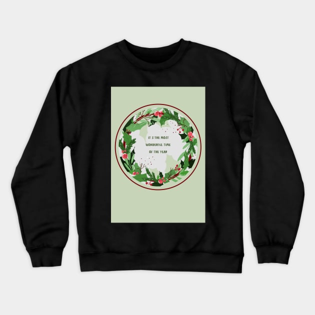 Best wishes Merry Christmas Crewneck Sweatshirt by enchantedrealm